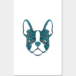 French Bulldog - Sugar Skull Posters and Art